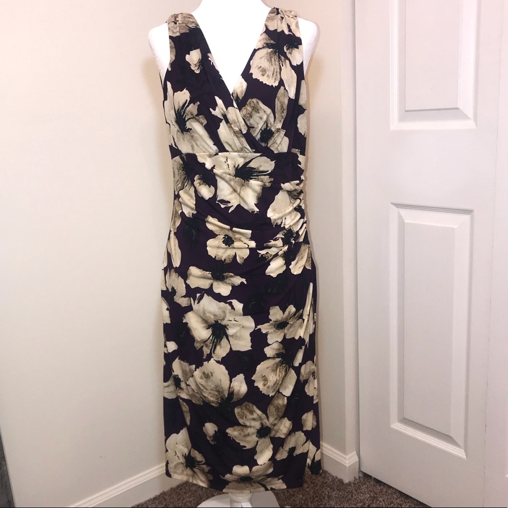 ♥️American Living floral wrap dress